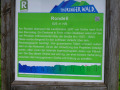 Am 'Rondel' - Denkmal fr den Bau der Strae Gotha - Suhl ber den Thr. Wald (1830 - 1832)